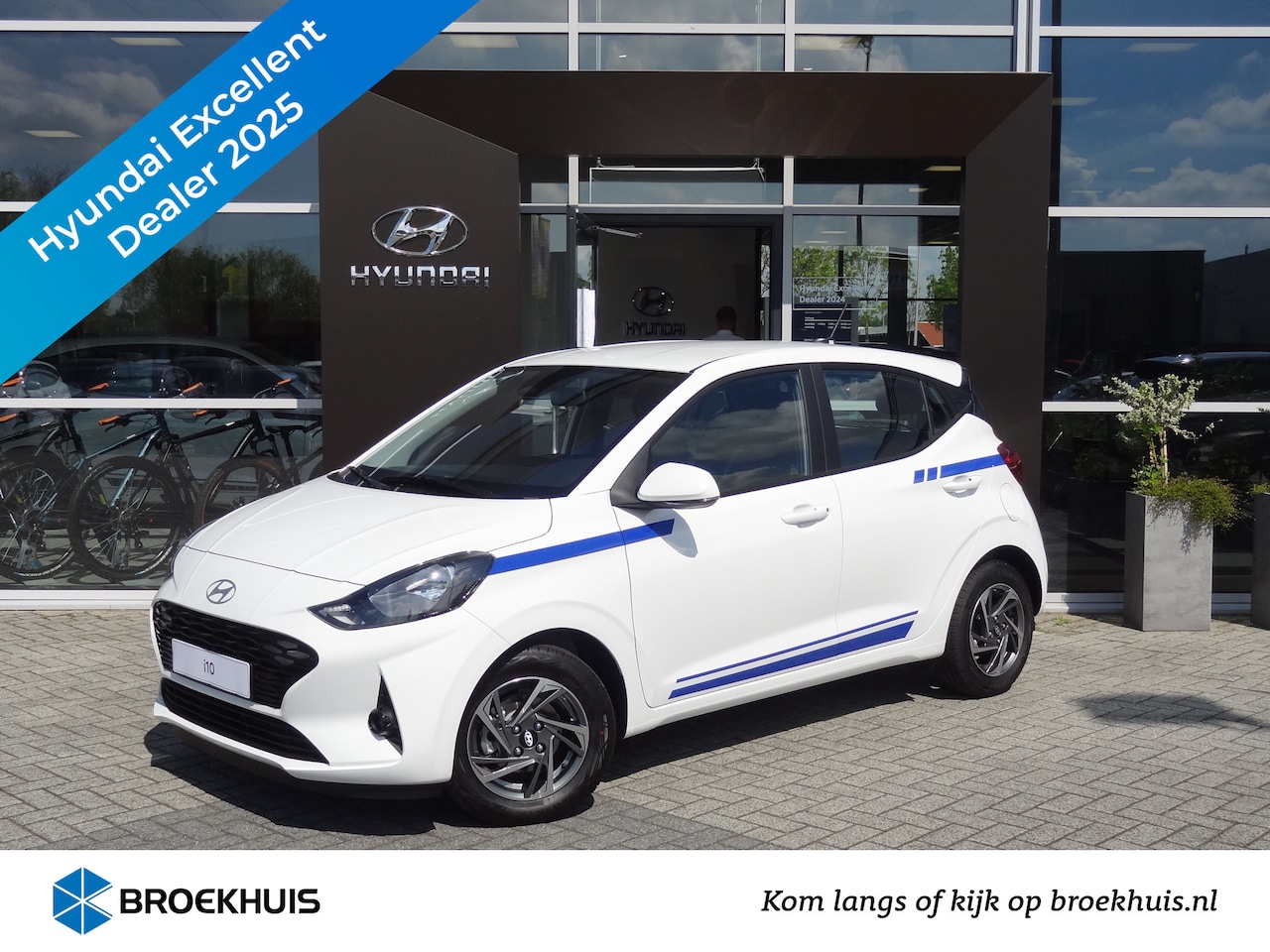 Hyundai i10 - 1.0 Comfort Smart | BROEKHUIS EDITION | LICHTMETALEN VELGEN | STRIPING - AutoWereld.nl