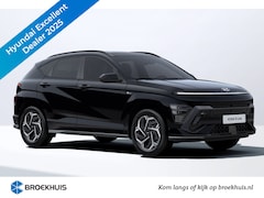 Hyundai Kona - 1.6 GDI HEV N Line Sky | € 5.186, - Voorraad Voordeel | Glazen schuif-/ kanteldak