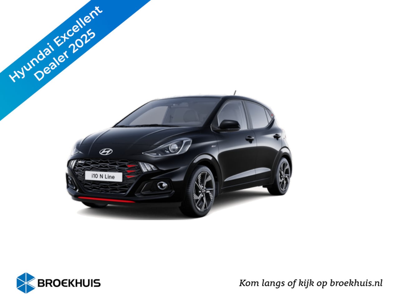 Hyundai i10 - 1.0 T-GDI N Line 5-zits | €1000,- Smartbonus + €500,- Broekhuis inruilbonus - AutoWereld.nl