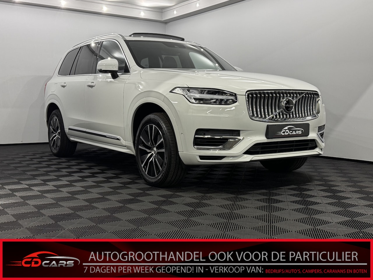 Volvo XC90 - 2.0 T8 Recharge AWD Inscription Plug-in 7p Leder, Pano, 360 Camera, Navi, Elektrische acht - AutoWereld.nl