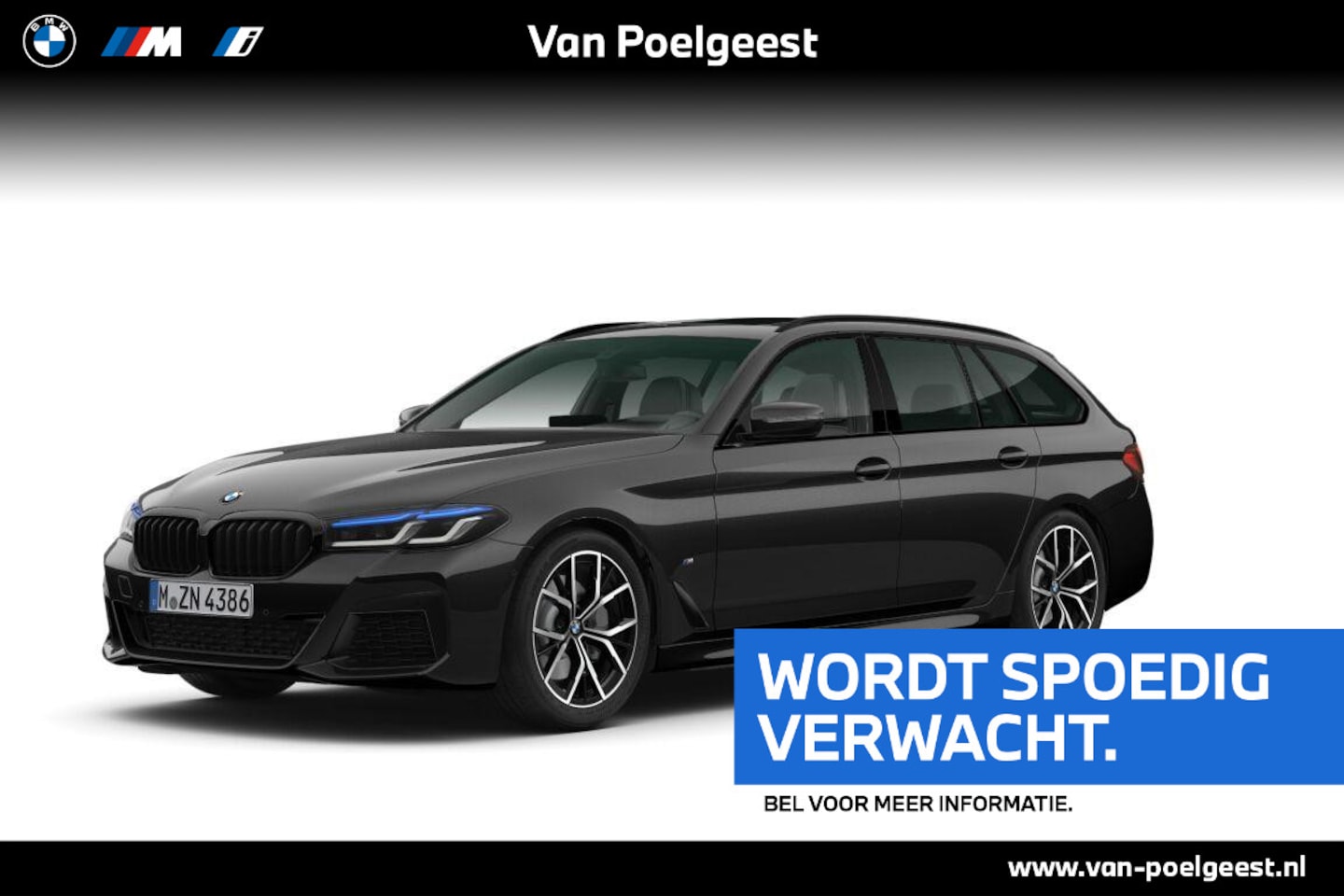 BMW 5-serie Touring - 520i High Executive M-Sport 20 Inch / Stuurwielrand Verwarming / Integrale Active Besturin - AutoWereld.nl