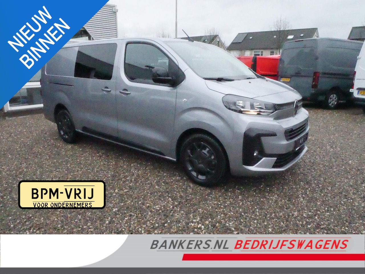 Citroën Jumpy - 2.0HDI 180PK, L3, Automaat, Dubbel Cabine, Airco, 2 x Schuifdeur, Nieuw direct uit voorraa - AutoWereld.nl