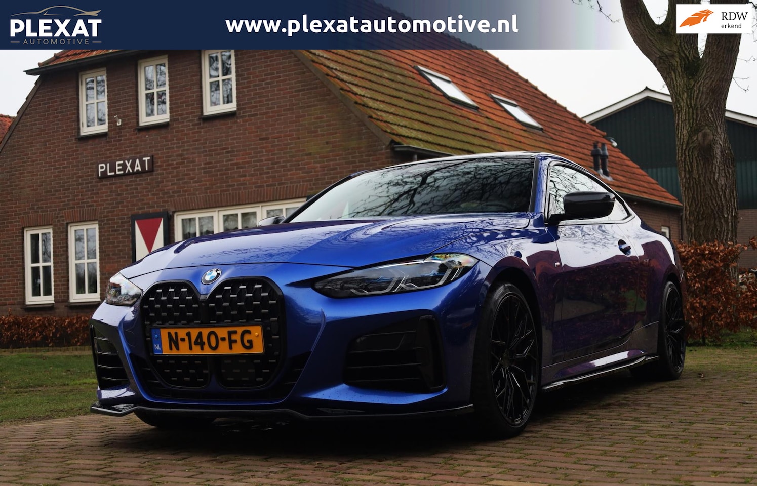 BMW 4-serie Coupé - M440i xDrive Aut. | 510PK | Maxton Design | Harman-Kardon | Panorama | Sportstoelen | Voll - AutoWereld.nl