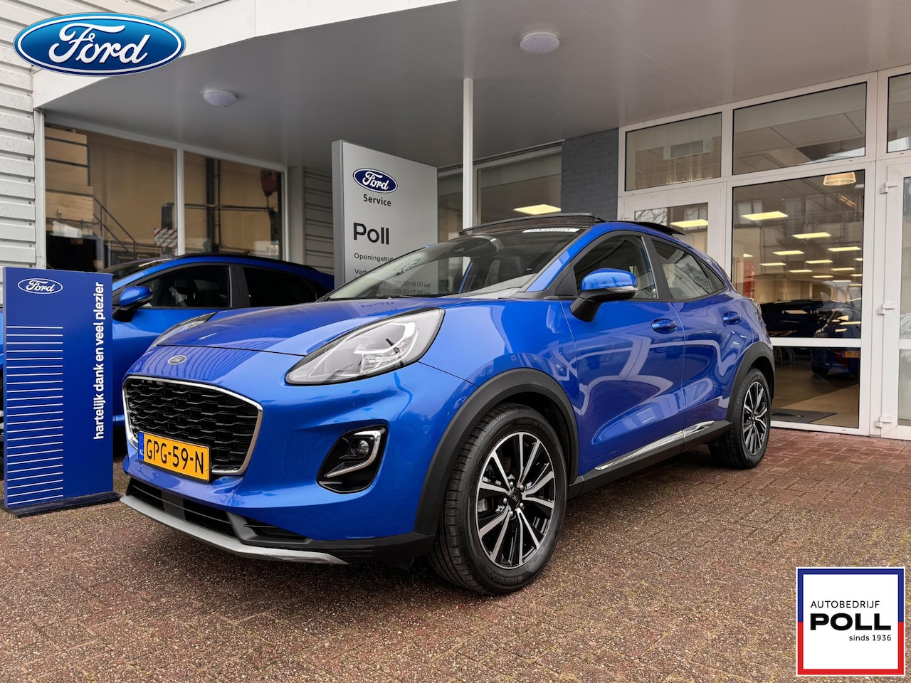 Ford Puma - 125pk EcoBoost Hybrid Titanium Navi Panoramadak Afn. Trekhaak Cruise Apple Car Play - AutoWereld.nl