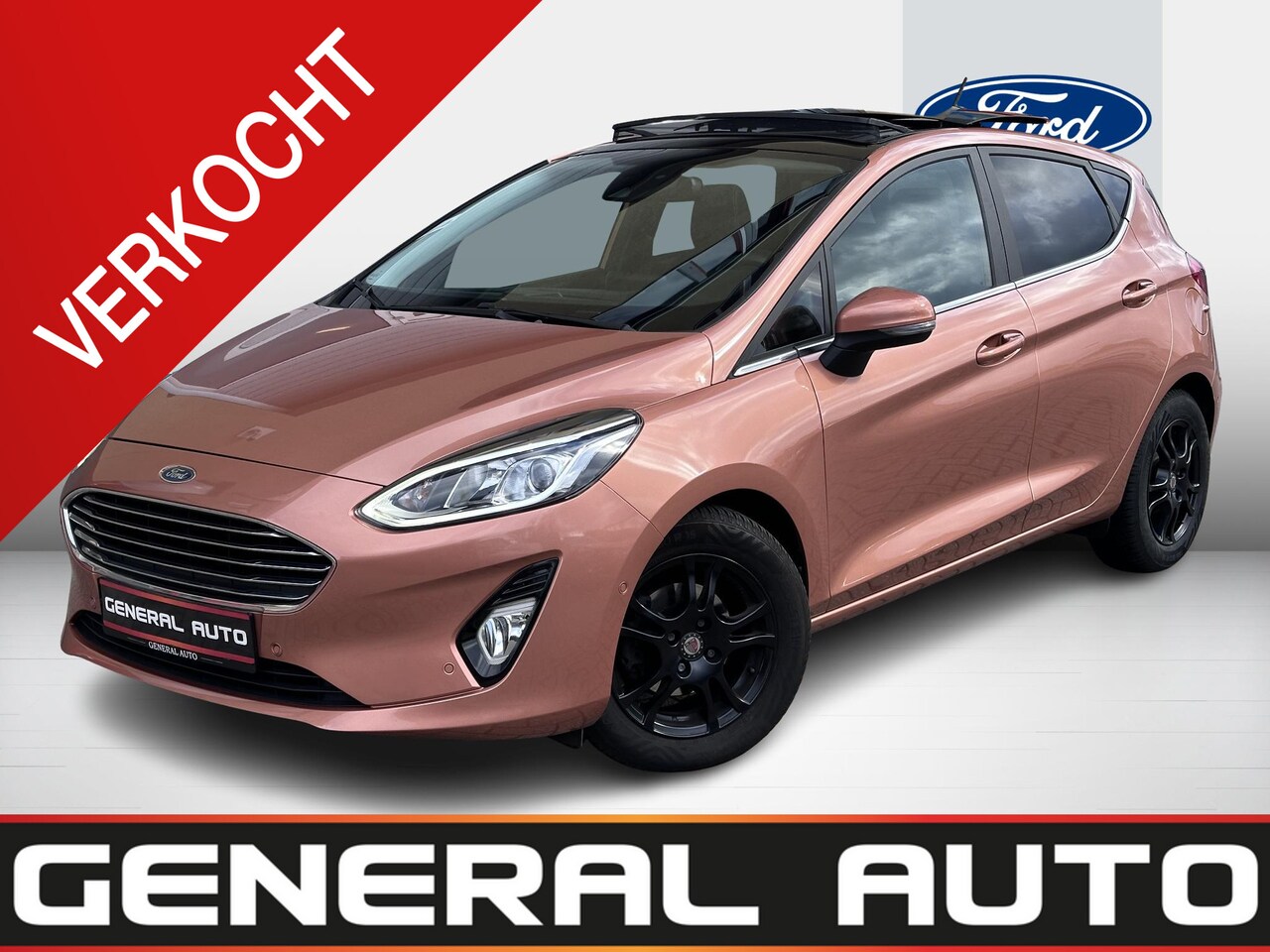 Ford Fiesta - 1.0 EcoBoost Vignale 1.0 EcoBoost Vignale, Automaat, Panoramadak - AutoWereld.nl