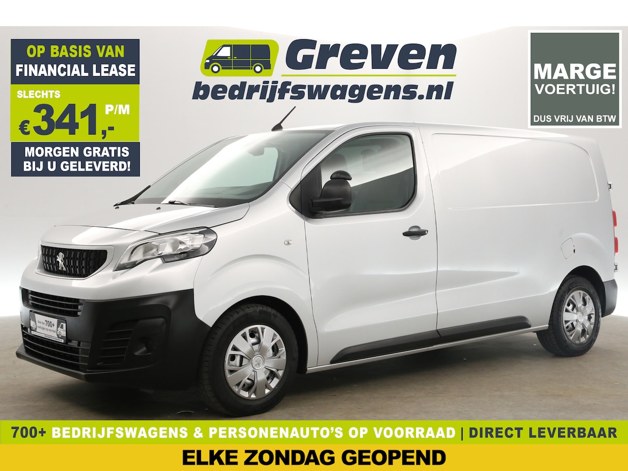 Peugeot Expert - 1.6 BlueHDI L2H1 Marge Airco Cruise Carplay Navi PDC Elektrpakket - AutoWereld.nl