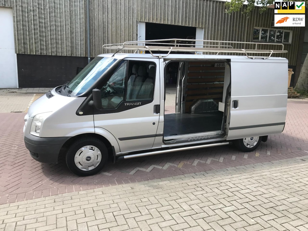 Ford Transit - 280M 2.2 TDCI HD * Airco * 183.619 KM NAP * 2X Zijdeur * NW APK 3-1-2026 * Lang Model * Im - AutoWereld.nl