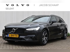 Volvo V90 - B4 211PK Automaat Ultimate Dark | Panoramadak | Leder | ACC | Blis | Trekhaak | 360 camera