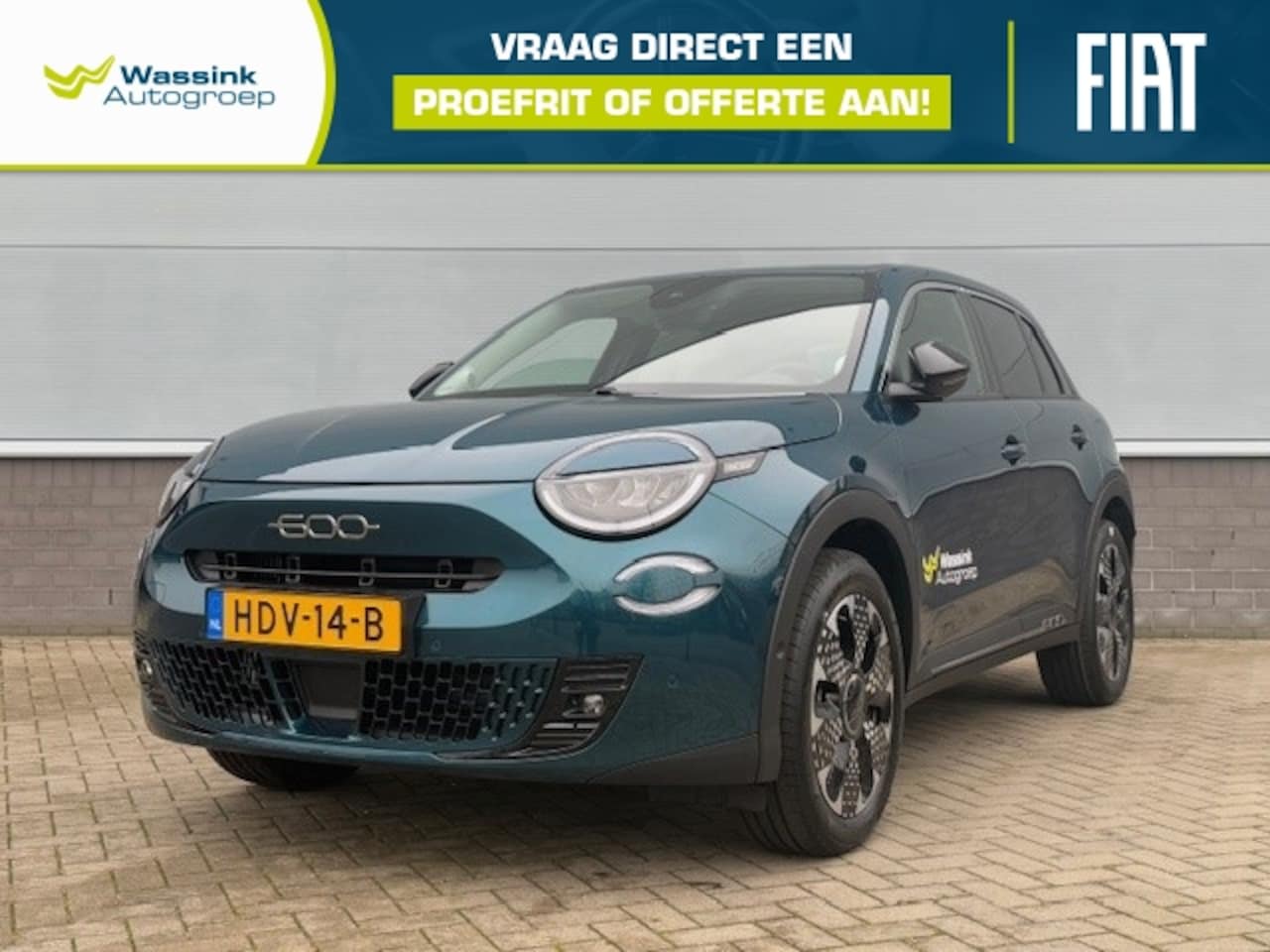 Fiat 600 - 1.2 Hybrid Turbo Charged 100pk Aut La Prima | Dodehoek-Detectie | Adaptive Cruise | 360 Gr - AutoWereld.nl