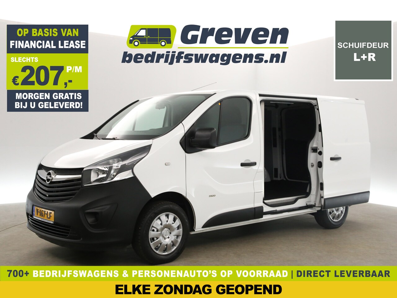 Opel Vivaro - 1.6 CDTI L1H1 Airco Cruise 2xSchuifdeur Trekhaak LED Parkeersensoren - AutoWereld.nl