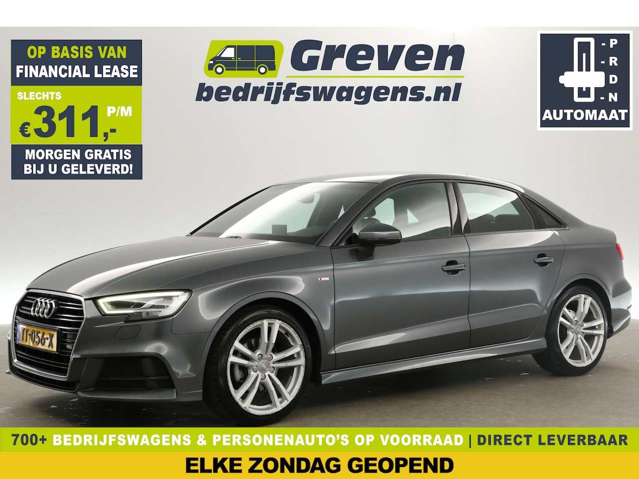 Audi A3 Limousine - 30 TFSI S-line Automaat Clima Cruise PDC Navi LED 18"LMV - AutoWereld.nl