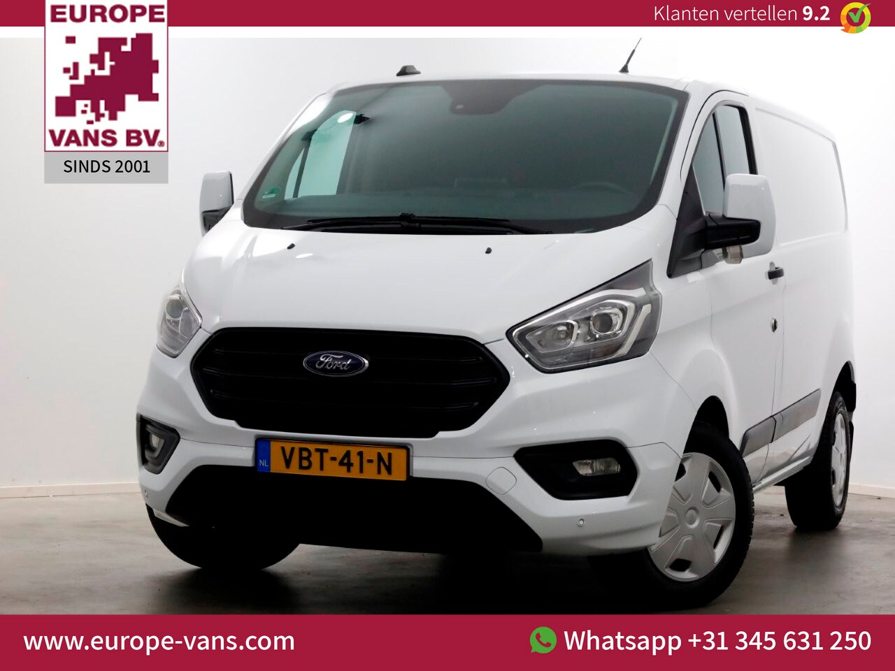 Ford Transit Custom - 2.0 TDCI 130pk E6 Automaat L1H1 Trend Achterklep/Navi 09-2019 - AutoWereld.nl