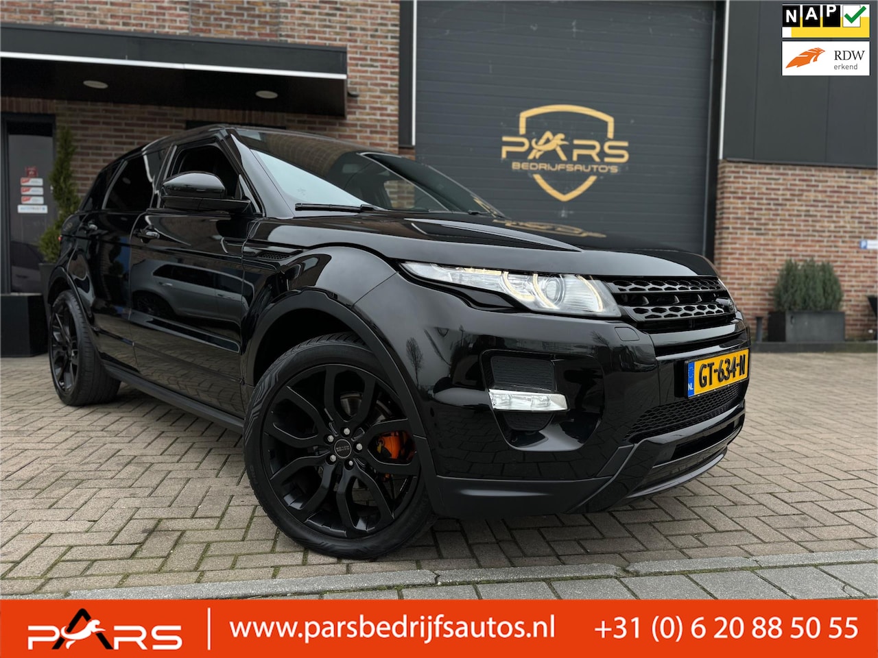 Land Rover Range Rover Evoque - 2.0 Si 4WD Prestige Sport 241PK 4X4 Automaat Airco Navi Leder Elk.Rmn Cruise Control Black - AutoWereld.nl