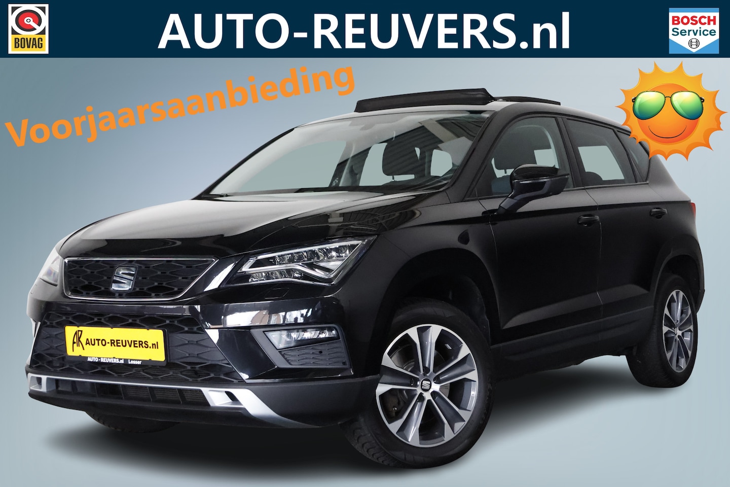 Seat Ateca - 1.4 EcoTSI 150 pK / DSG / Panorama / Opendak / Keyless / Navi / LED - AutoWereld.nl