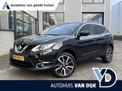 Nissan Qashqai - 1.2 Tekna | NL Auto/Voll.Historie/Navi/Pano/Clia/Cruise/Camera/19"