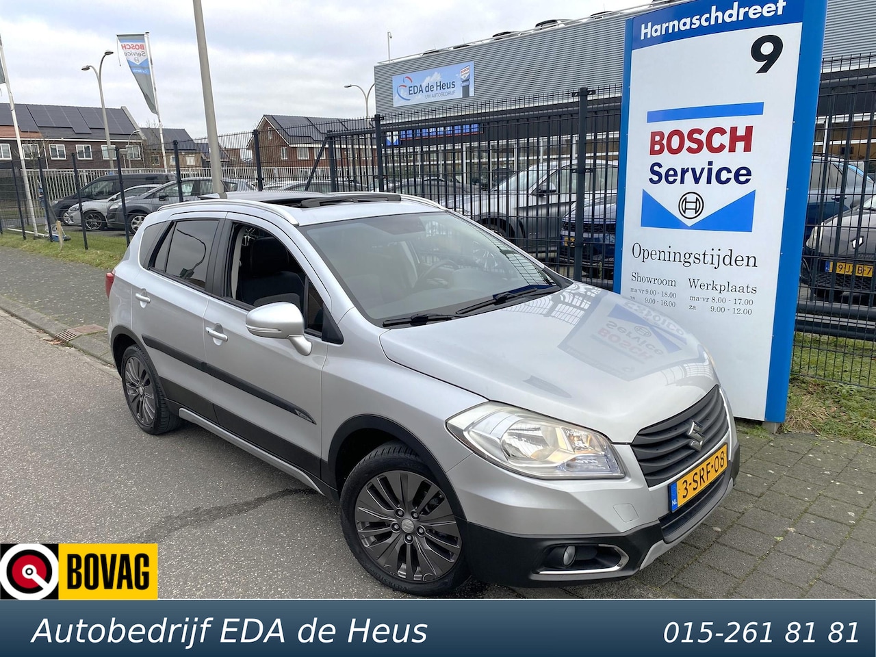 Suzuki SX4 S-Cross - 1.6 Automaat Exclusive NL-auto met o.a. navigatie, trekhaak, panoramadak, camera, etc. - AutoWereld.nl