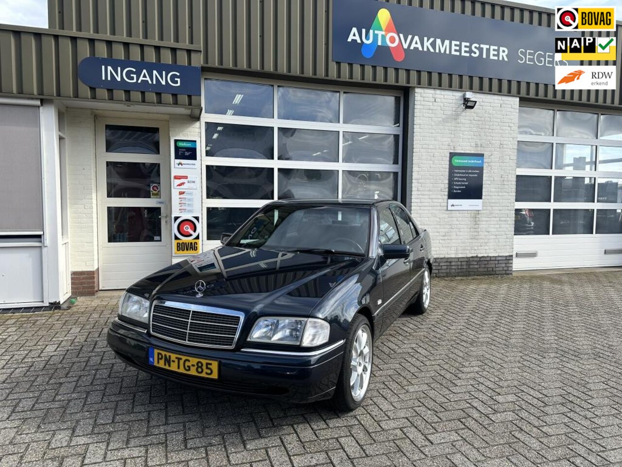 Mercedes-Benz C-klasse - 180 Elegance|Cruise controle|Airco|NAP|TOP staat| - AutoWereld.nl