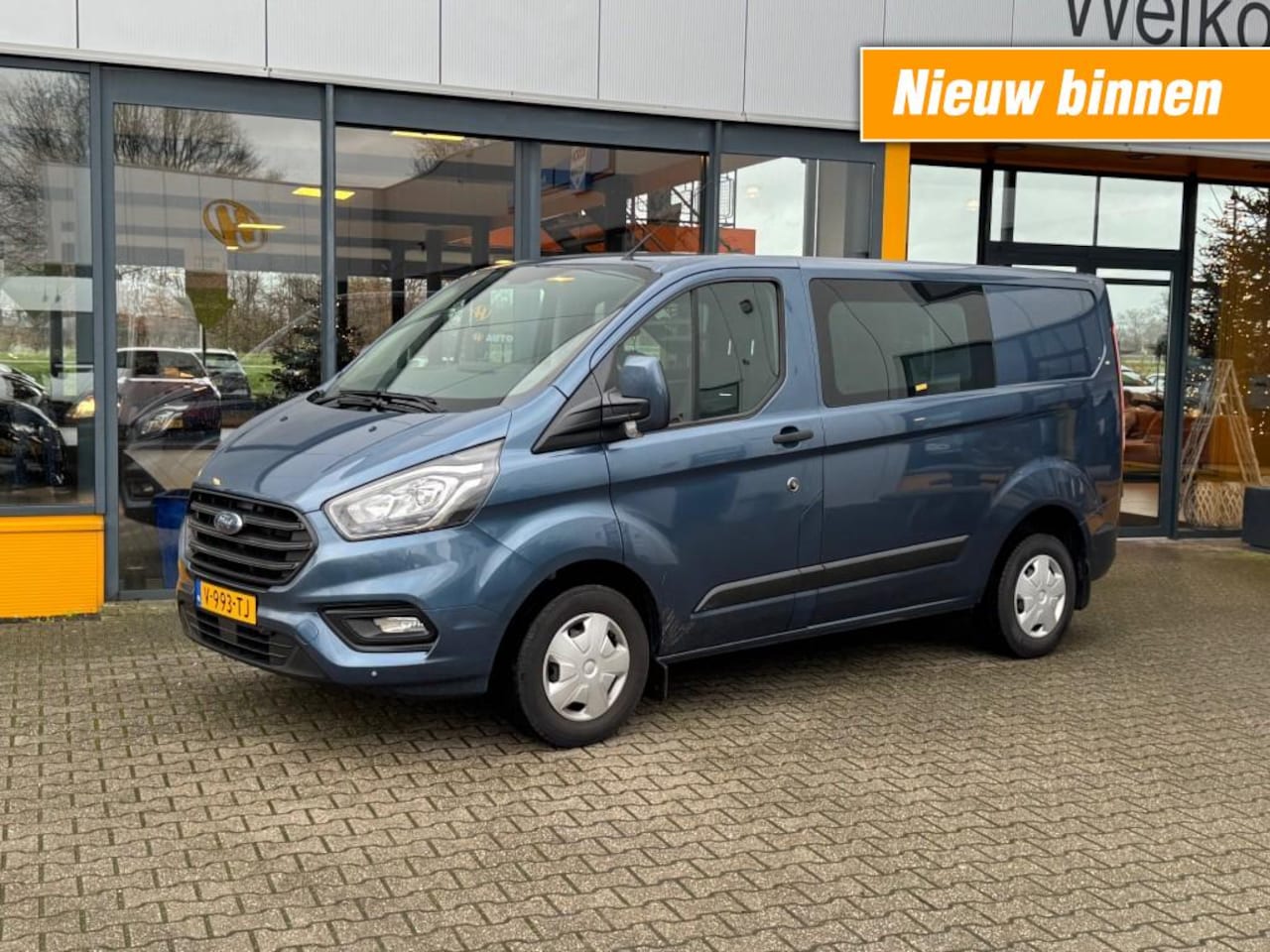 Ford Transit Custom - 280 2.0 130pk L1H1 DC - 1e eigenaar - stoelverwarming - AutoWereld.nl