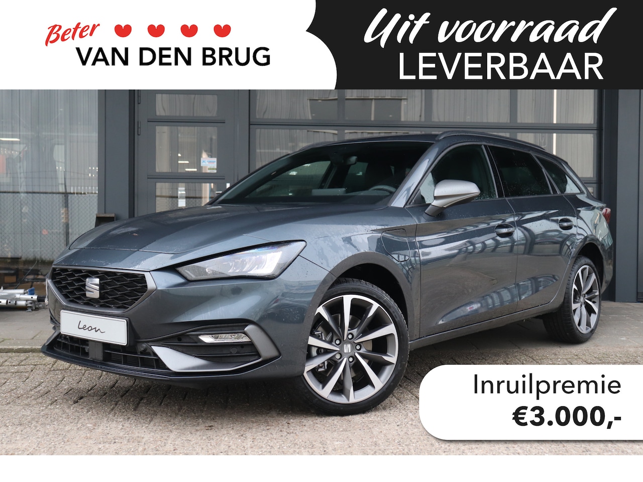 Seat Leon Sportstourer - 1.5 TSI e-Hybrid 204pk FR PHEV First Edition | 130KM Elektrische Actieradius | Adaptieve C - AutoWereld.nl