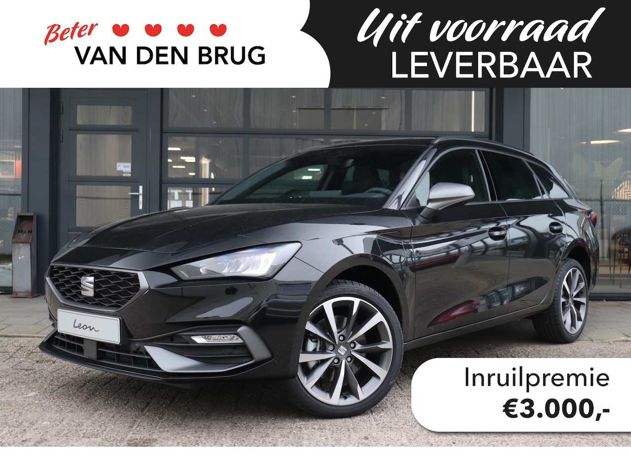 Seat Leon Sportstourer - 1.5 TSI e-Hybrid 204pk FR PHEV First Edition | 130KM Elektrische Actieradius | Adaptieve C - AutoWereld.nl