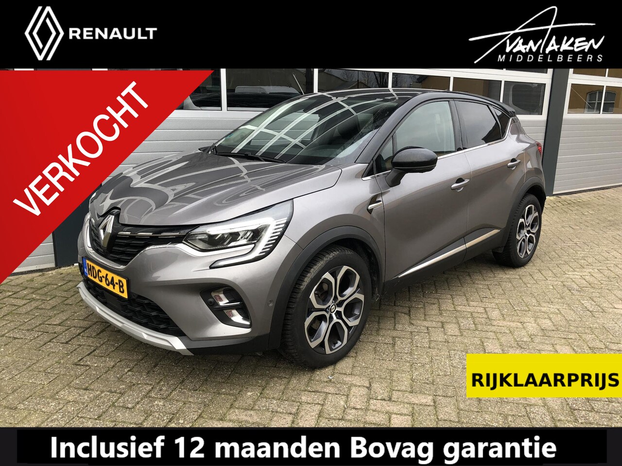 Renault Captur - 1.3 TCe 140 EDC Intens AUTOMAAT Stoelverwarming - AutoWereld.nl