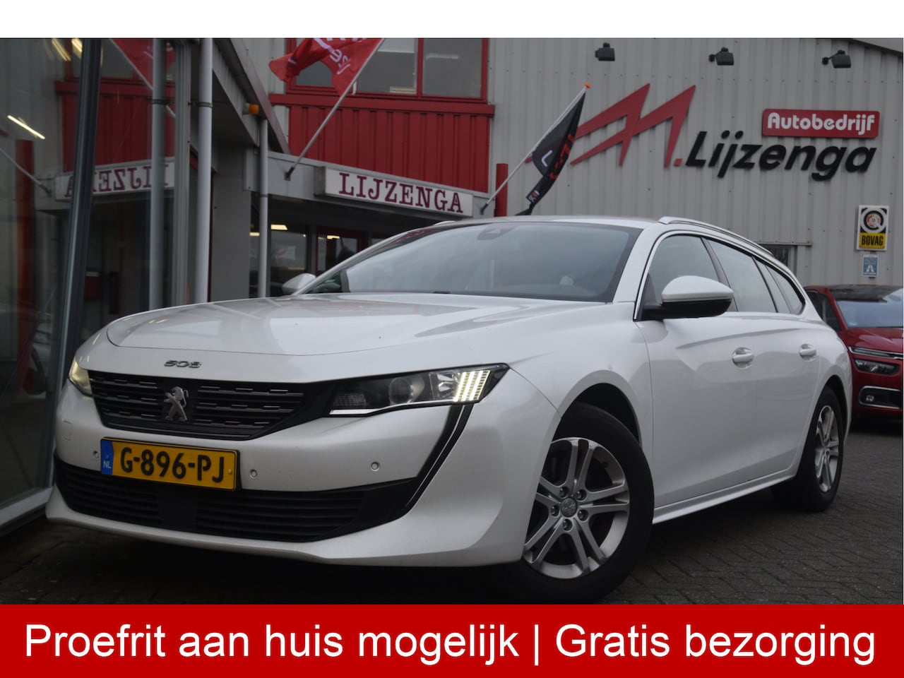 Peugeot 508 SW - 1.6 PureTech Blue Lease Active Carplay | Adaptive cruise | Trekhaak | DAB | Bluetooth | Ca - AutoWereld.nl