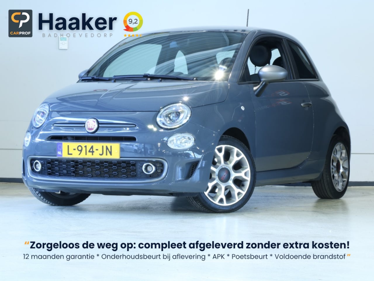 Fiat 500 - 1.0 Hybrid Sport * AFLEVERPAKKET INBEGREPEN INCL. 1 JAAR GARANTI - AutoWereld.nl