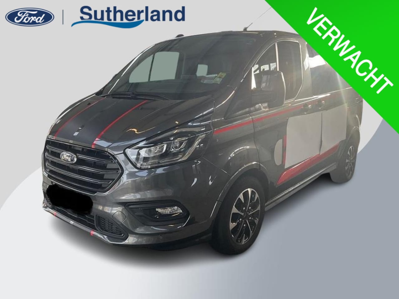 Ford Transit Custom - 320 2.0 TDCI L1H1 Sport DC 185pk Automaat | Dubbele Cabine | Trekhaak | Stoelverwarming | - AutoWereld.nl