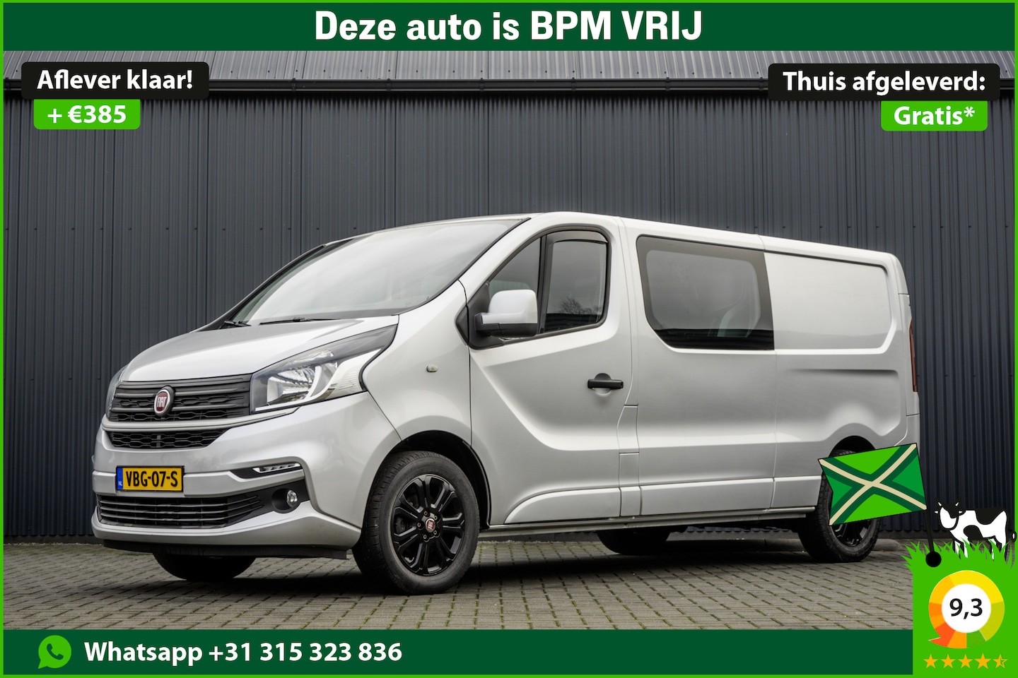 Fiat Talento - 1.6 MJ EcoJet L2H1 | Euro 6 | 5-Persoons | Cruise | Airco | Camera | DC | LED - AutoWereld.nl