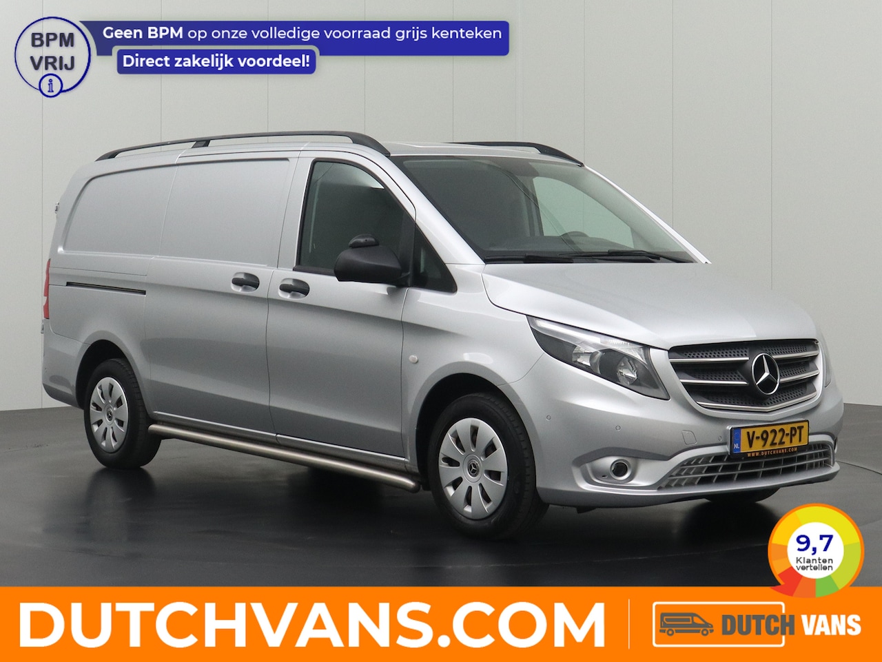 Mercedes-Benz Vito - 114CDI 7G-Tronic Automaat Lang Achterdeuren | Navigatie | Camera | Airco | Cruise - AutoWereld.nl