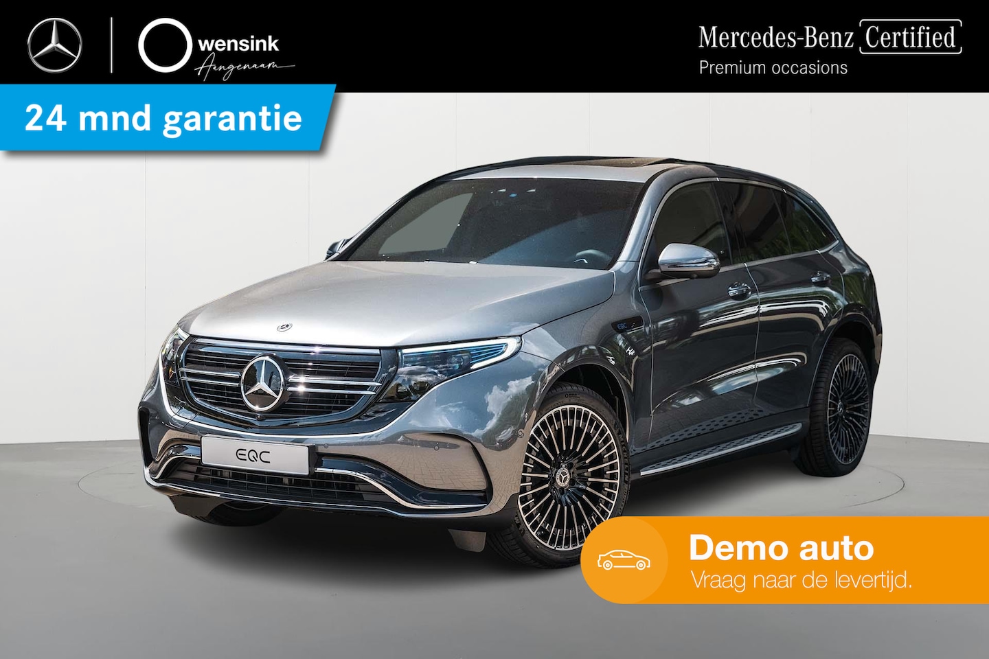 Mercedes-Benz EQC - 400 4MATIC AMG Line | Panorama-schuifdak | Trekhaak | Memory-pakket | Treeplanken | Stoelv - AutoWereld.nl