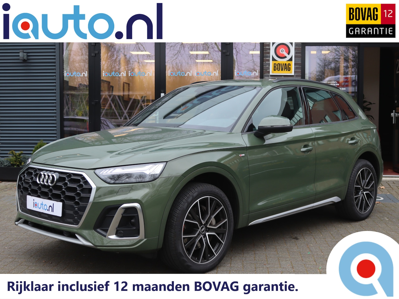 Audi Q5 - 55 TFSI e 367PK S-Line Matrix LED/B&O/ACC/Keyless/20"/Dodehoek/Trekhaak wegkl./DAB+ - AutoWereld.nl