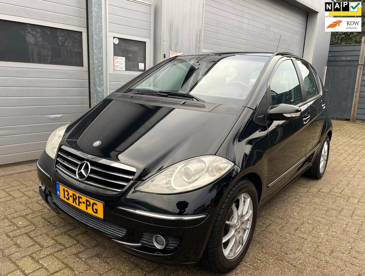 Mercedes-Benz A-klasse - 170 5D-Leer-Airco-Navi-Velgen-New APK - AutoWereld.nl