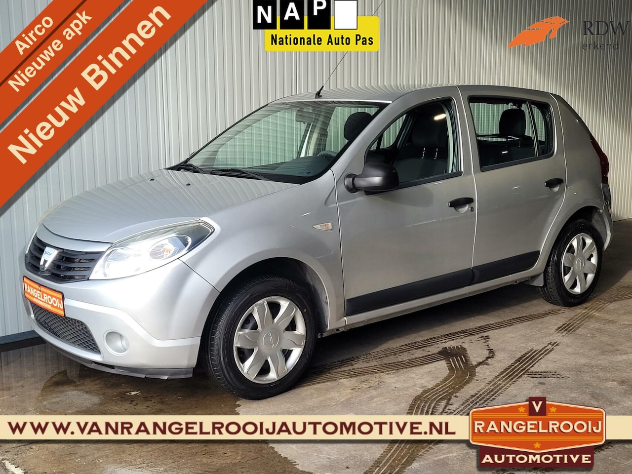 Dacia Sandero - 1.2 Ambiance 1.2 Ambiance, airco, isofix, cv, nieuwe apk - AutoWereld.nl