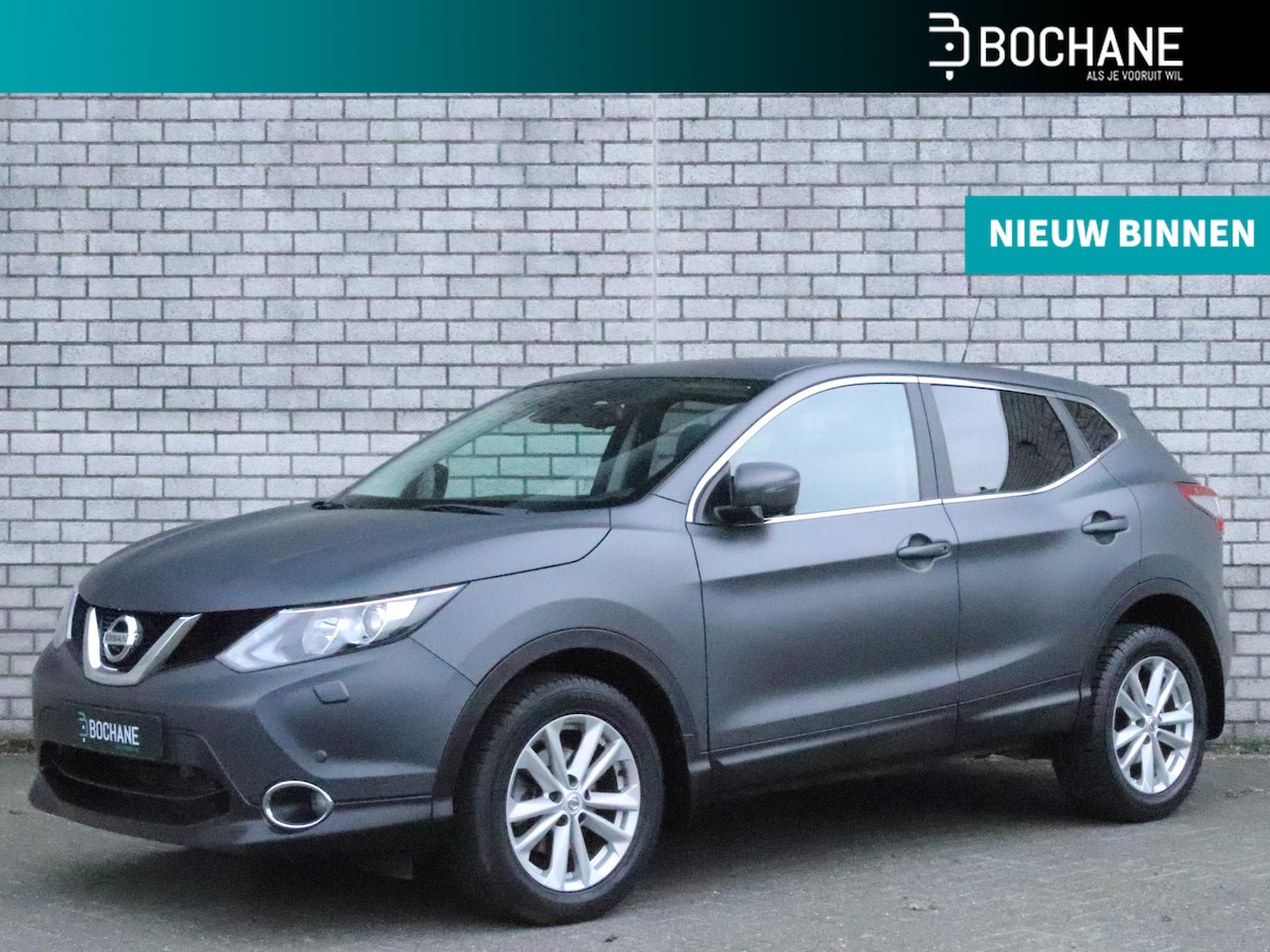 Nissan Qashqai - 1.2 DIG-T 115 X-Tronic Automaat N-Connecta | Trekhaak | Navigatie | Speciale Matgrijze Lak - AutoWereld.nl