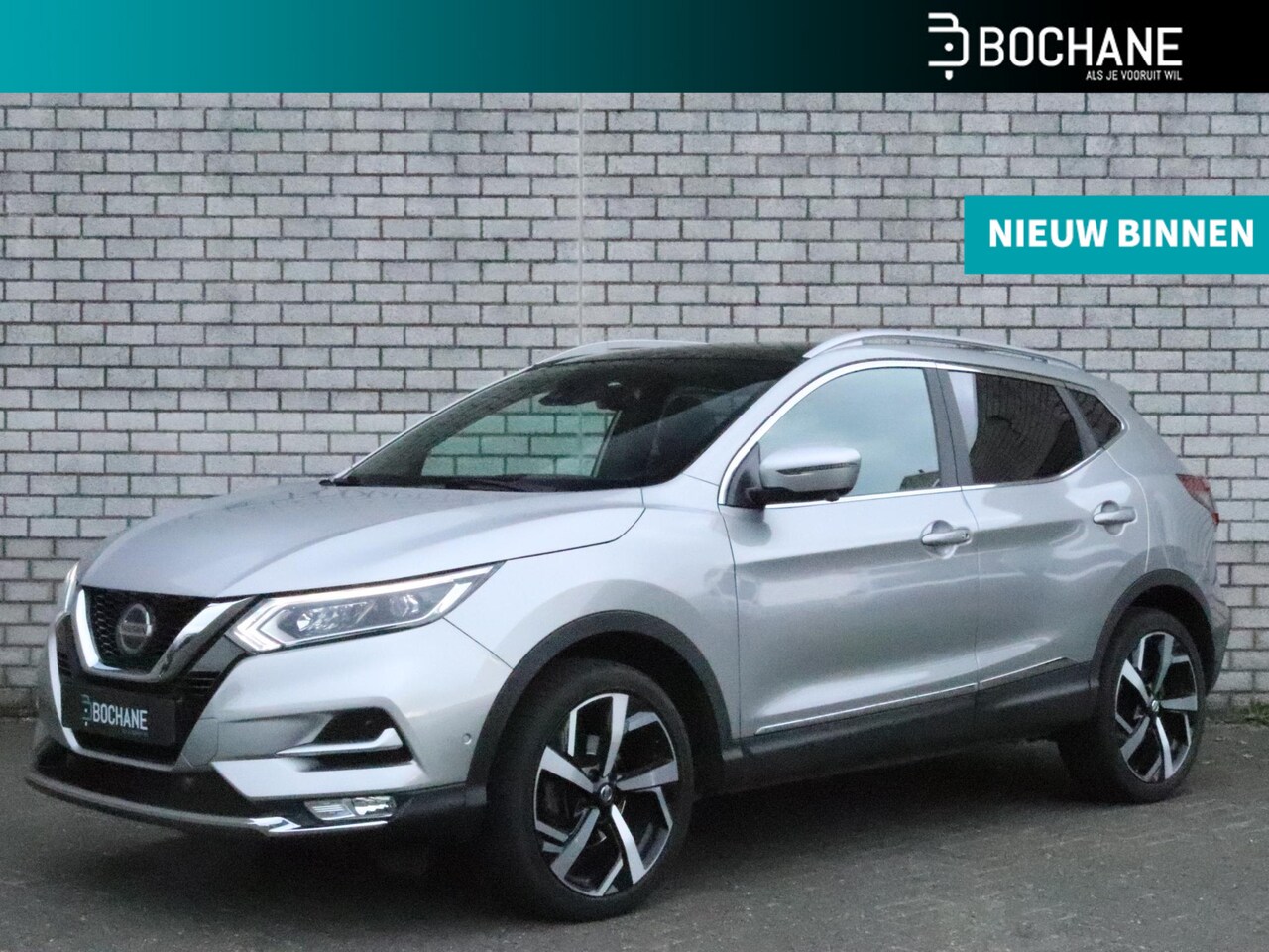 Nissan Qashqai - 1.2 DIG-T 115 Tekna Plus | Panoramadak | Leder | Navigatie | - AutoWereld.nl