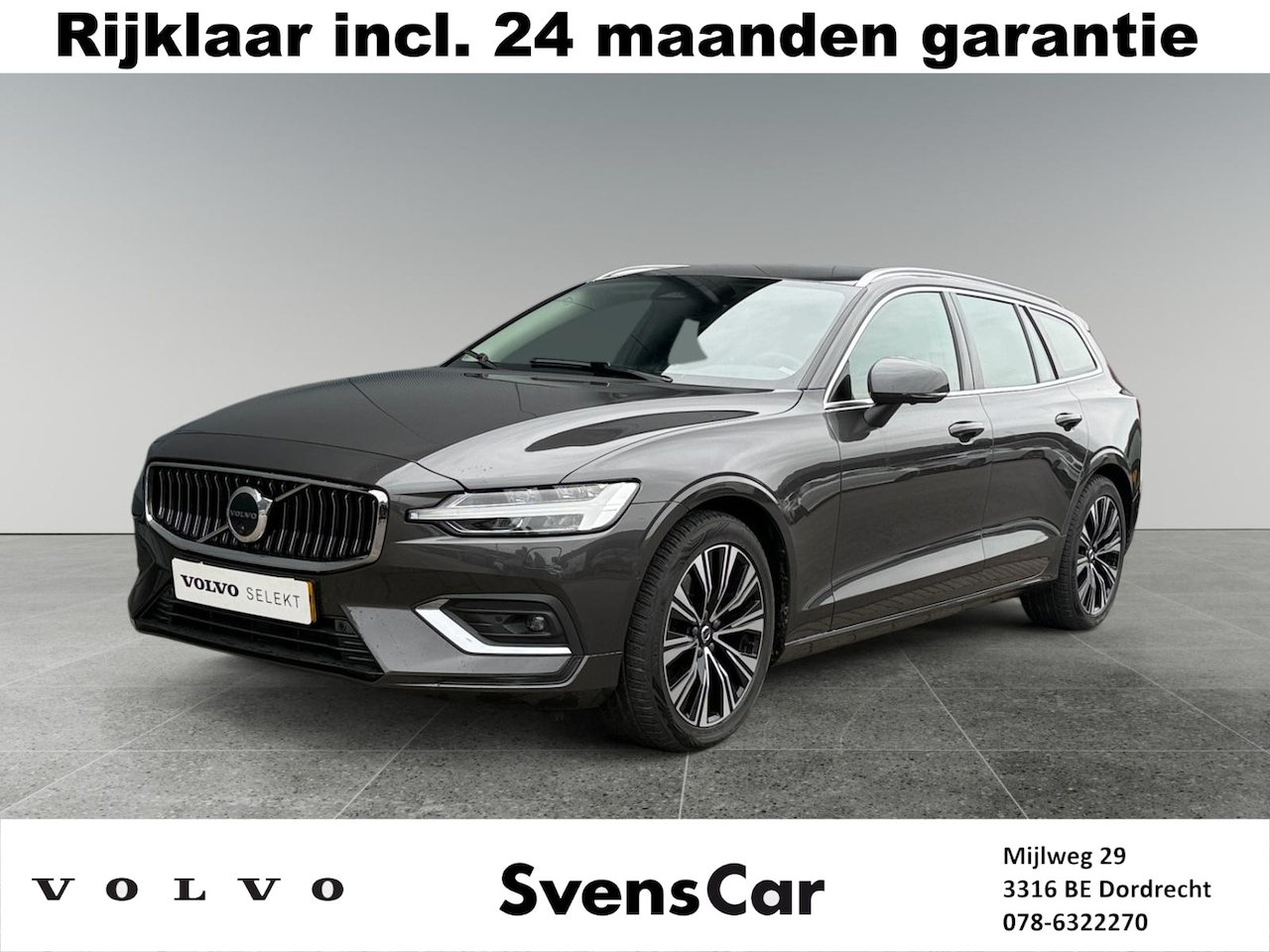 Volvo V60 - 2.0 B3 Plus Bright | Trekhaak | Standkachel | Lederen bekleding | Stoelverwarming | Verwar - AutoWereld.nl