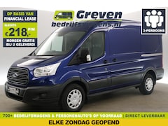 Ford Transit - 350 2.0 TDCI L2H2 Trend 170PK Airco Cruise Navi 3 Persoons 2xSchuifdeur LED 2800KG Trekgew