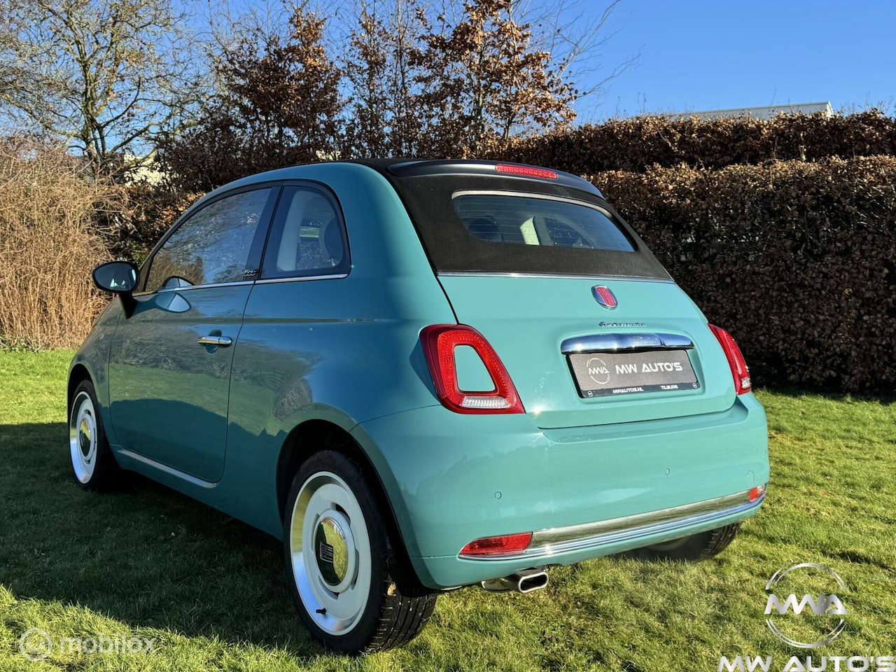 Fiat 500 C - cabriolet Anniversario bouwjaar 2018 retro model - AutoWereld.nl