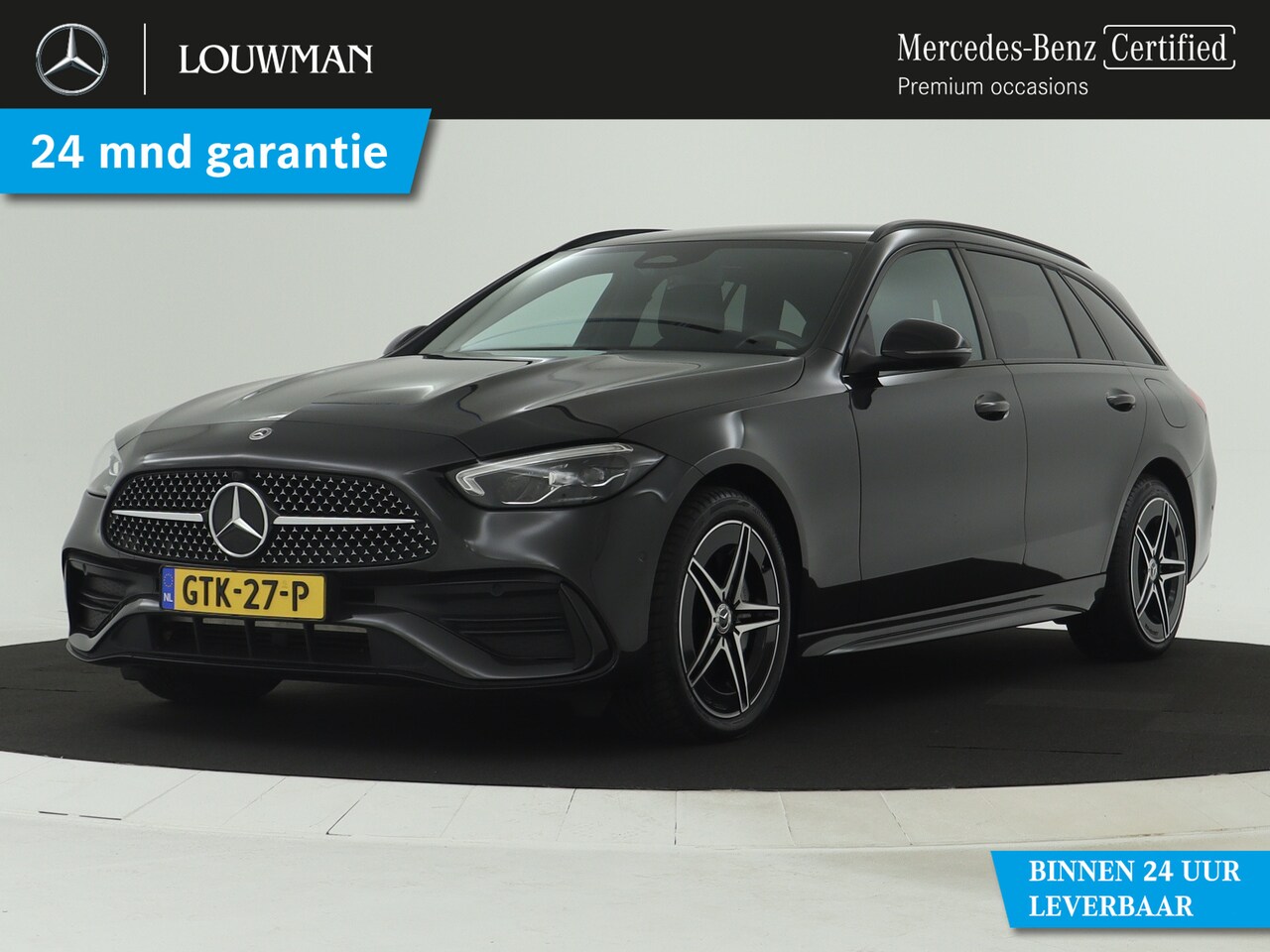 Mercedes-Benz C-klasse Estate - 300 e AMG Plug-In Hybride | AMG Styling | Night Pakket | Apple CarPlay | EASY PACK achterk - AutoWereld.nl