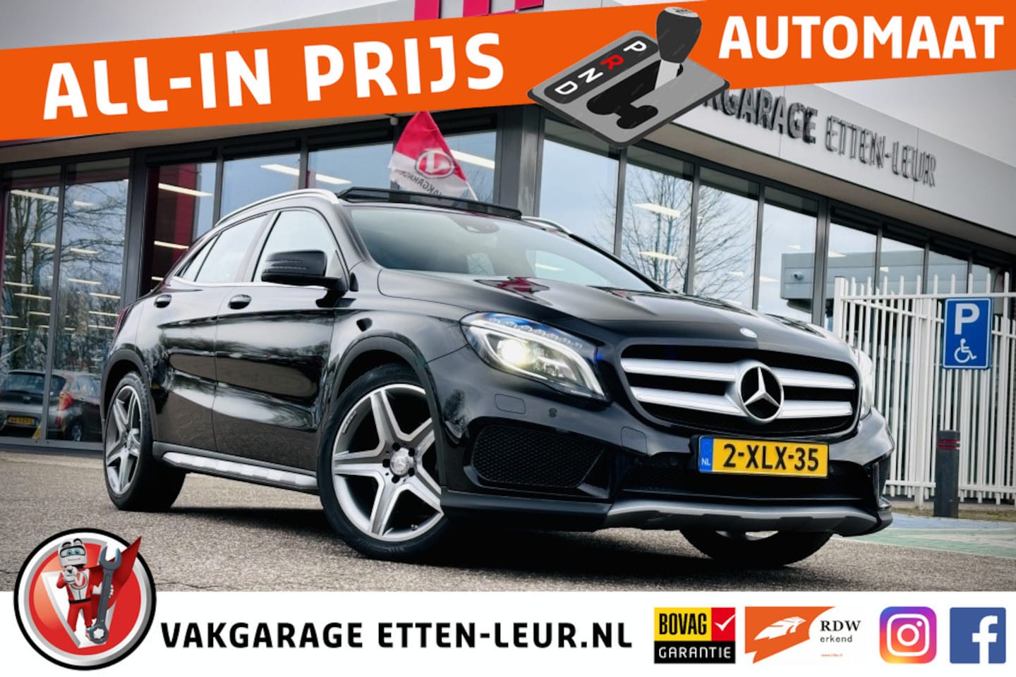 Mercedes-Benz GLA-Klasse - 200 Prestige AMG pakket / CAMERA / SCHUIFDAK / LEDER - AutoWereld.nl