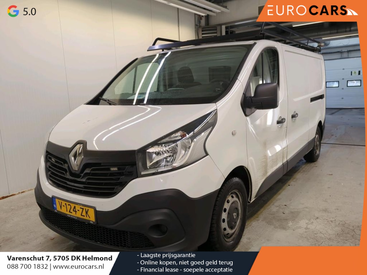 Renault Trafic - 1.6 dCi T29 L2H1 Comfort Energy Airco Navi Cruise Control Trekhaak 2000 kg Imperiaal+Trap - AutoWereld.nl