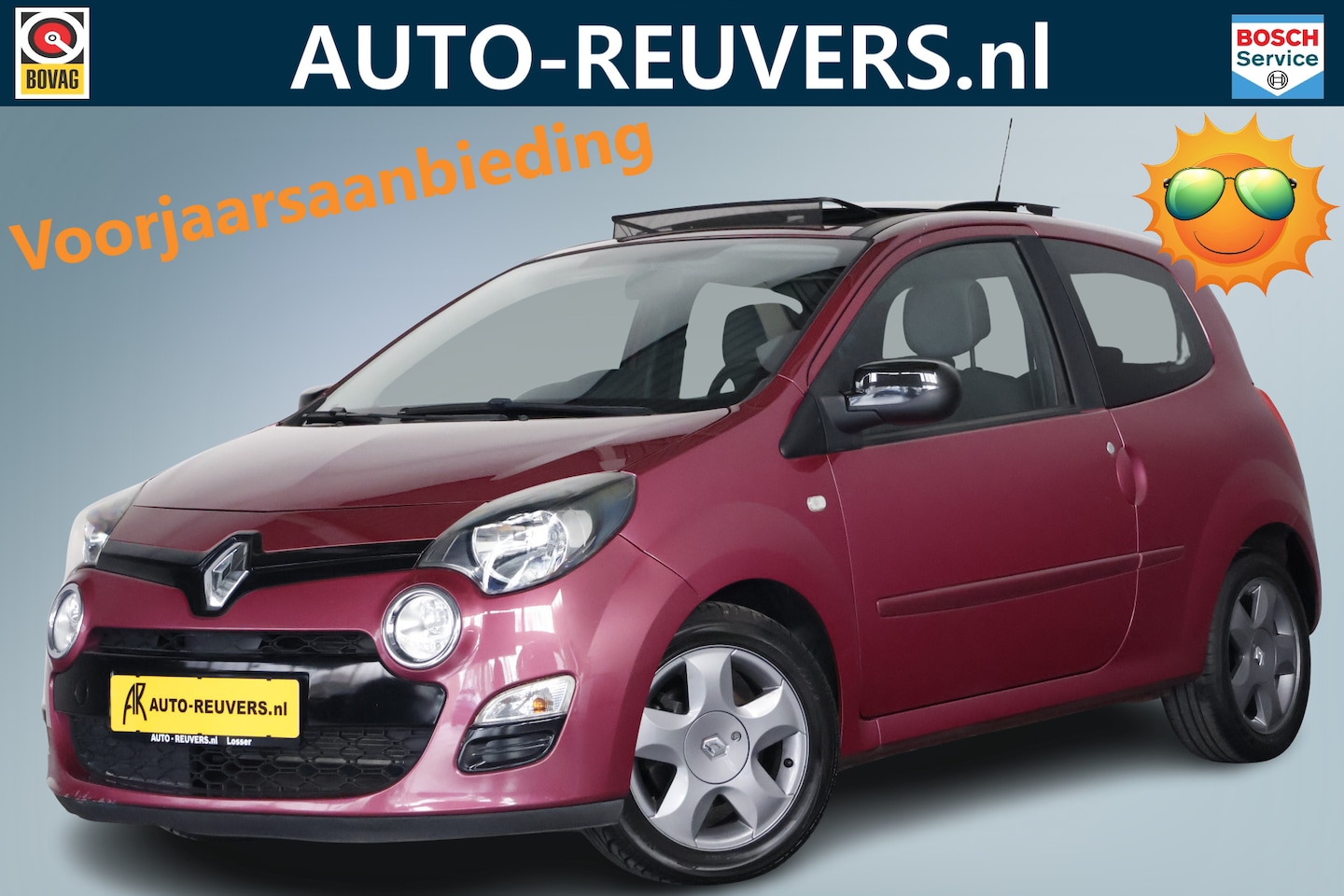 Renault Twingo - 1.2-16V Night & Day / Opendak / Cruisecontrol / Lichtmetaal / Airco - AutoWereld.nl