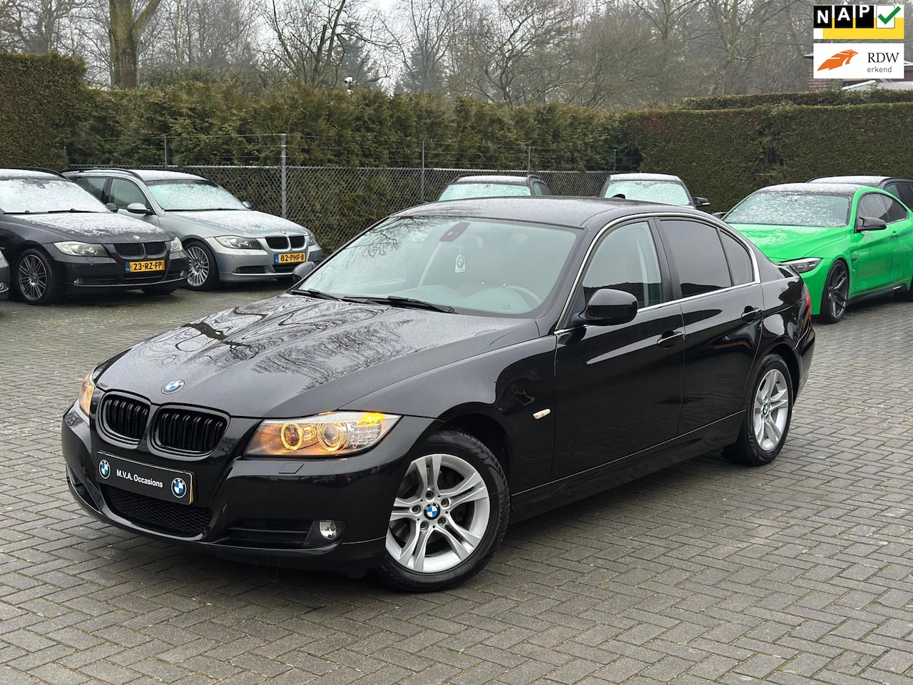 BMW 3-serie - 318i Corporate Lease Luxury Line|Ketting verv.|Navi|Xenon|Leder|Cruise control|Climate con - AutoWereld.nl