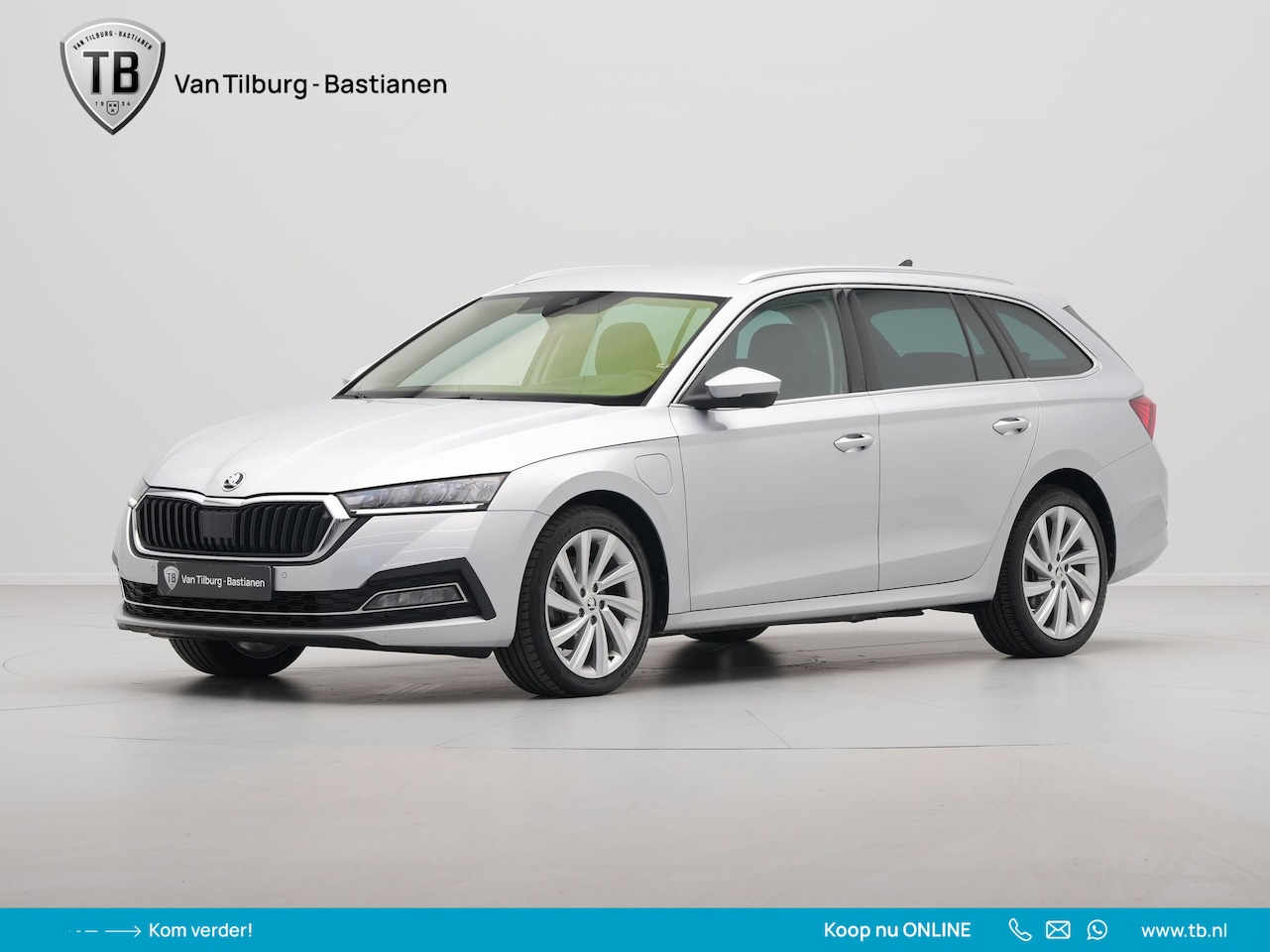 Skoda Octavia Combi - 1.4 TSI iV PHEV 204pk Style Navigatie Matrix Led HuD Memory - AutoWereld.nl