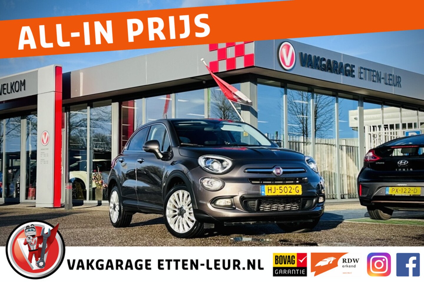 Fiat 500 X - 1.4 T M-Air Lounge / PANODAK / CLIMA / CRUISE - AutoWereld.nl