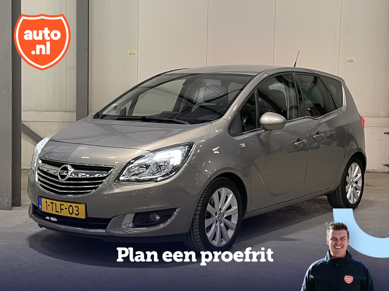 Opel Meriva - 1.4 Turbo Cosmo | Lederen bekleding | Cruise Control | Navigatie | Stoelverwarming | 17'LM - AutoWereld.nl