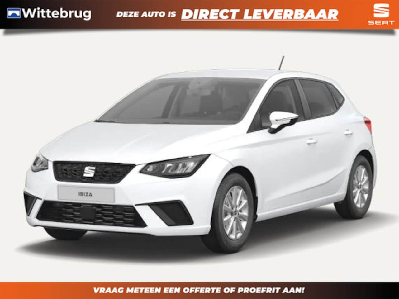 Seat Ibiza - 1.0 EcoTSI Style Business Connect / Parkeersensoren / Apple Carplay / Stoelverwarming - AutoWereld.nl