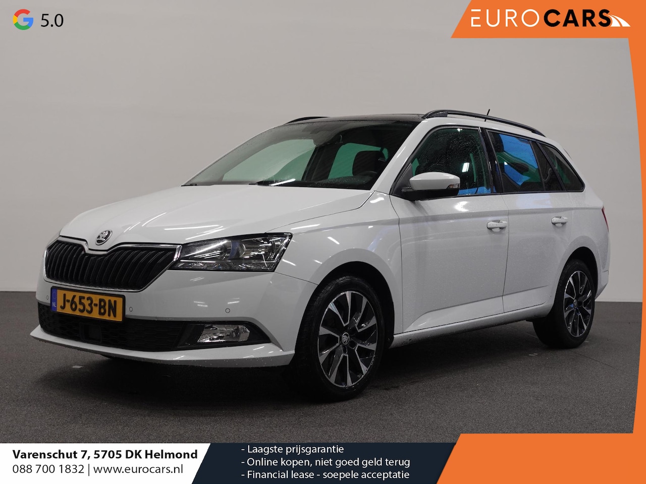 Skoda Fabia Combi - 1.0 TSI Business Edition Airco Climatronic Schuifdak Cruise Control Navigatie Stoelverwarm - AutoWereld.nl