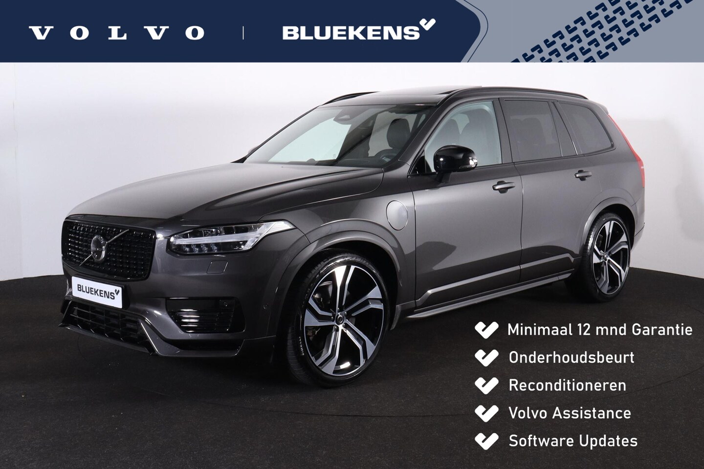 Volvo XC90 - T8 Recharge AWD Ultimate Dark - LONG RANGE - Luchtvering - Panorama/schuifdak - IntelliSaf - AutoWereld.nl